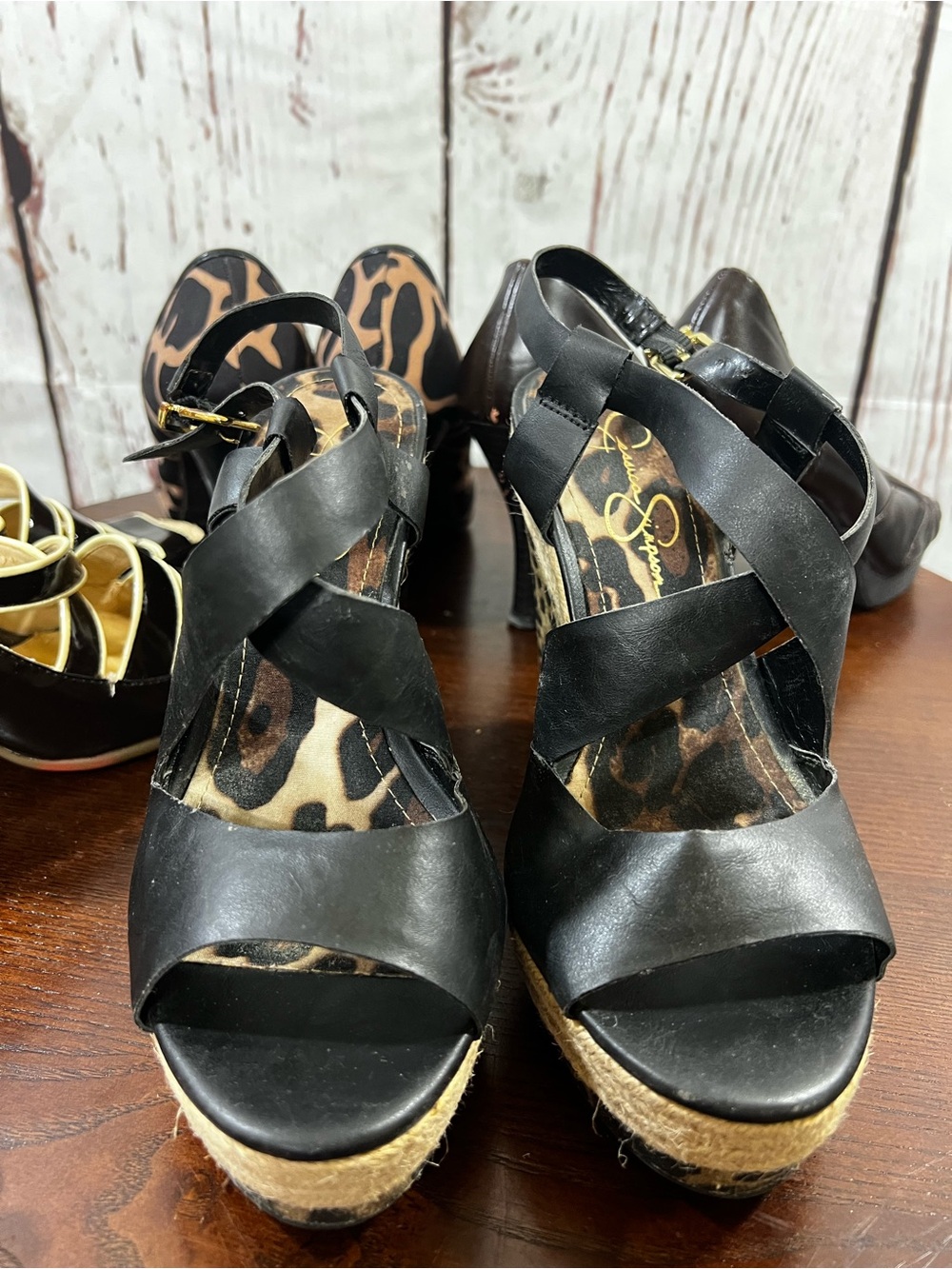 5 Pairs women’s shoes size 6 Liz Claiborne, Jessica Simpson, aerosoles etc As Is - Picture 13 of 16